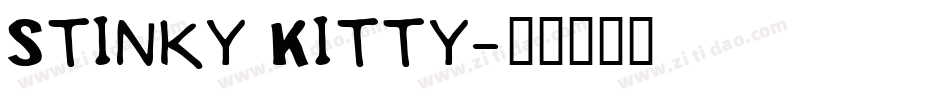 Stinky Kitty字体转换
